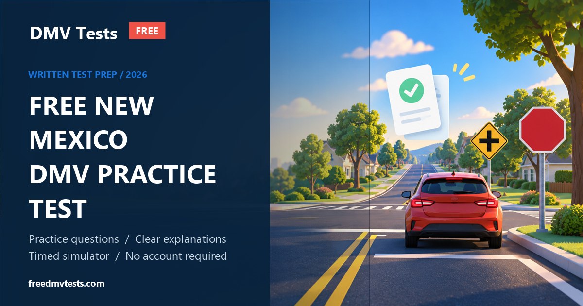 Free New Mexico DMV written-test preparation