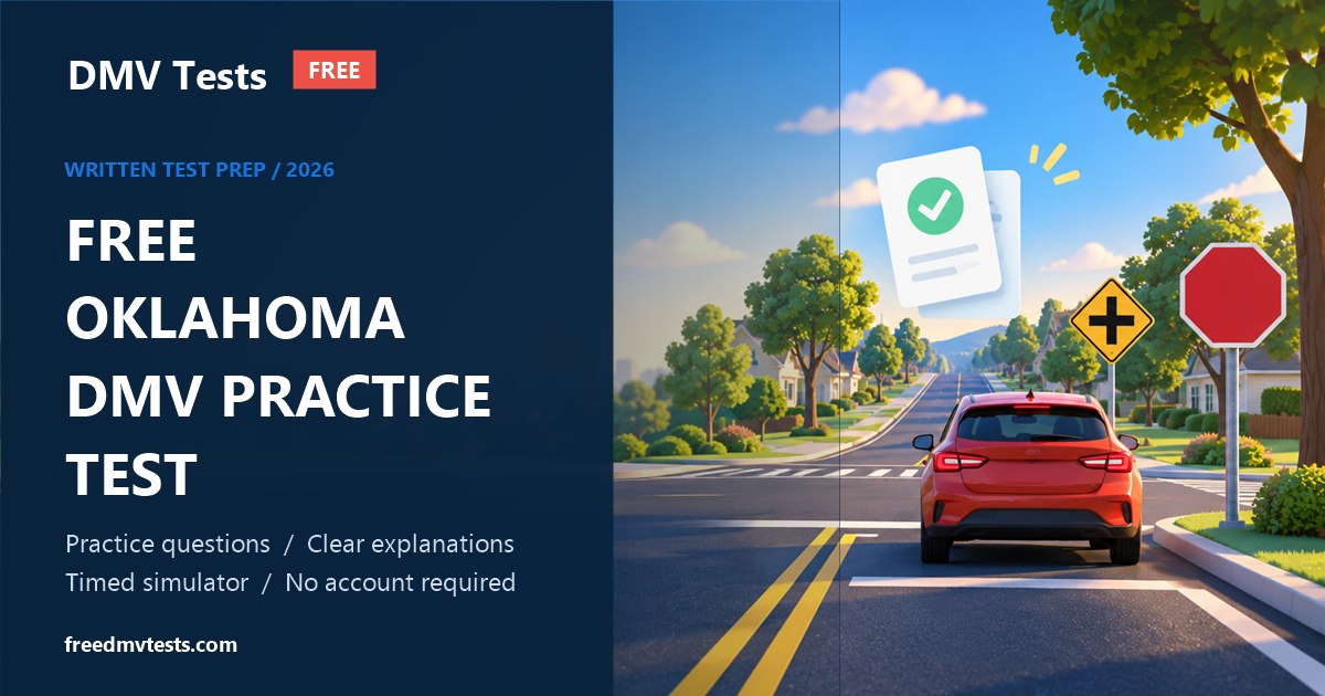 Free Oklahoma DMV written-test preparation