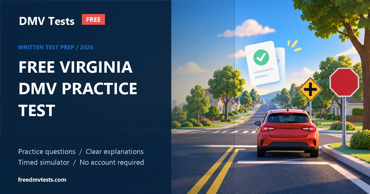 Free Virginia DMV written-test preparation